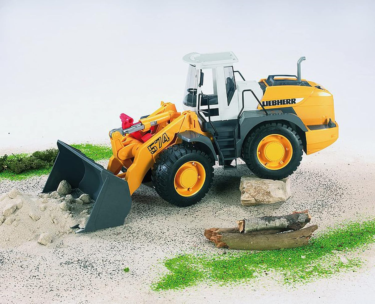 Bruder Liebherr Articulated Toy Road Loader L574, Scale 1:16