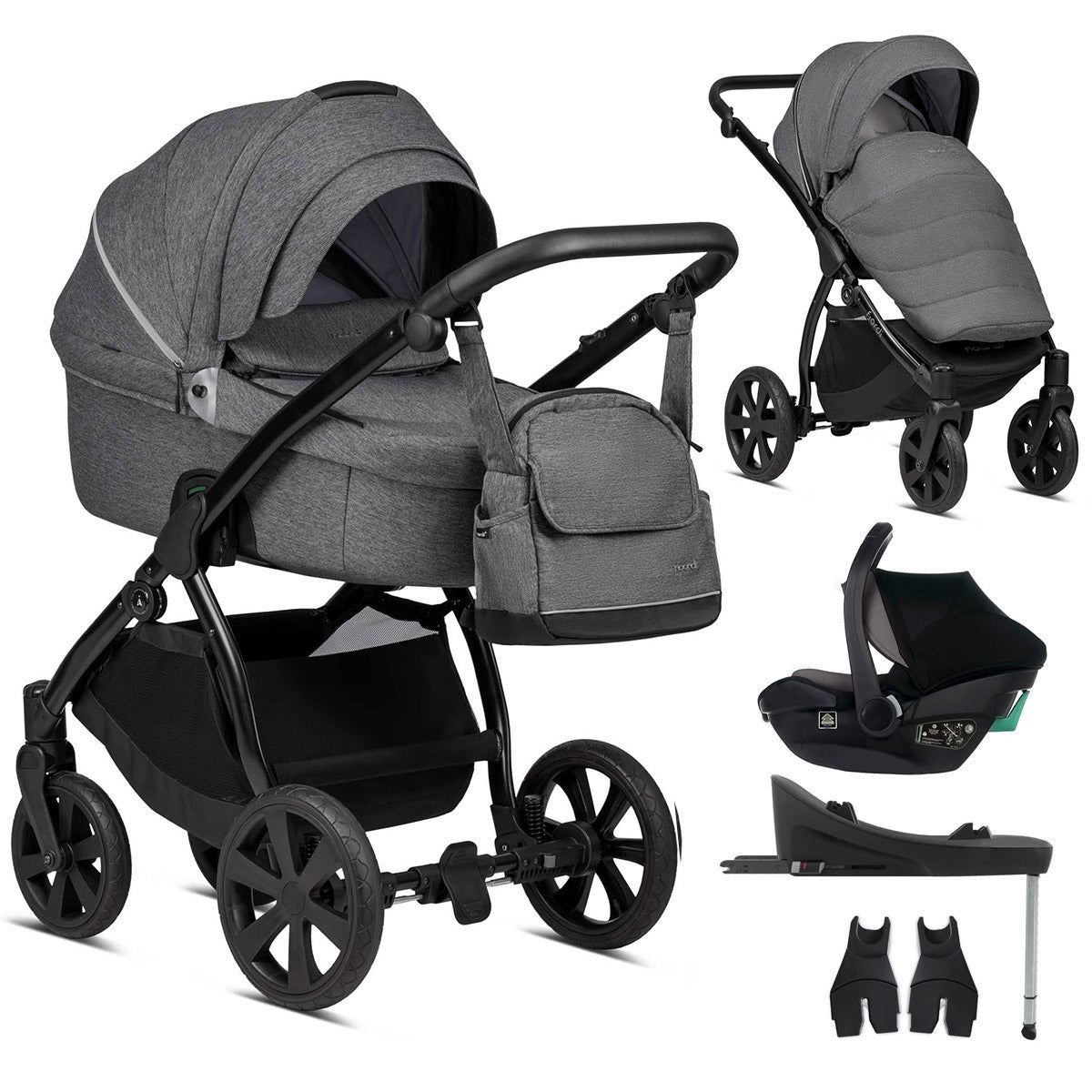 Noordi Fjordi 3in1 with Travel Carrier Car Seat