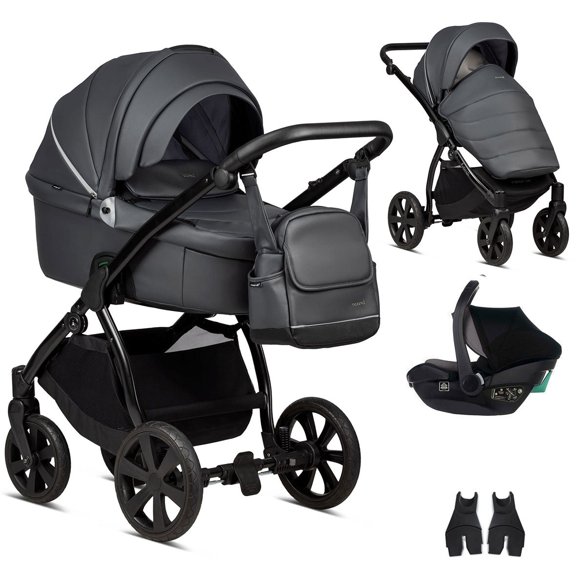 Noordi Fjordi Leather 3in1 with Travel Carrier Car Seat