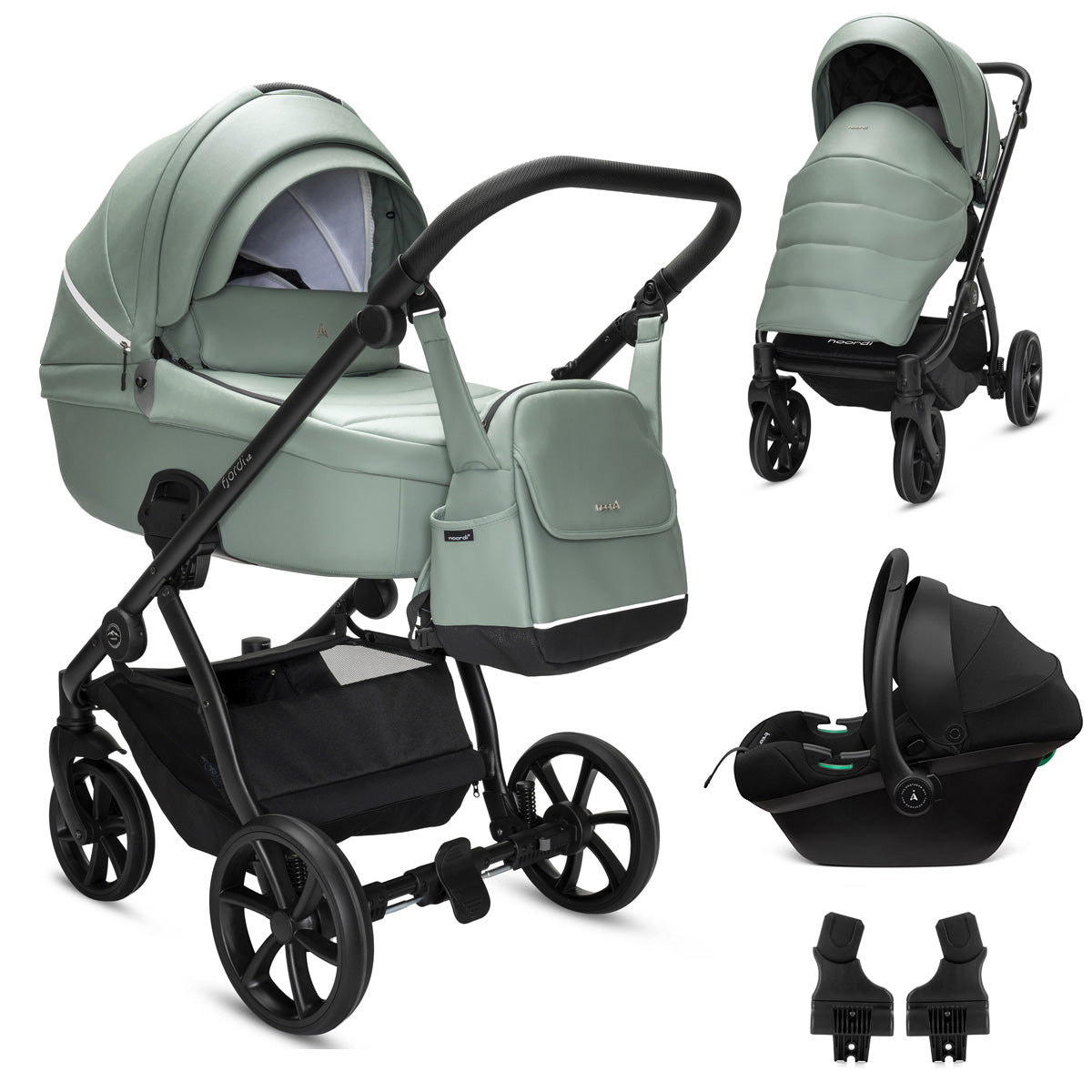Noordi Fjordi V2 Leather - 3in1 with Terra Car Seat