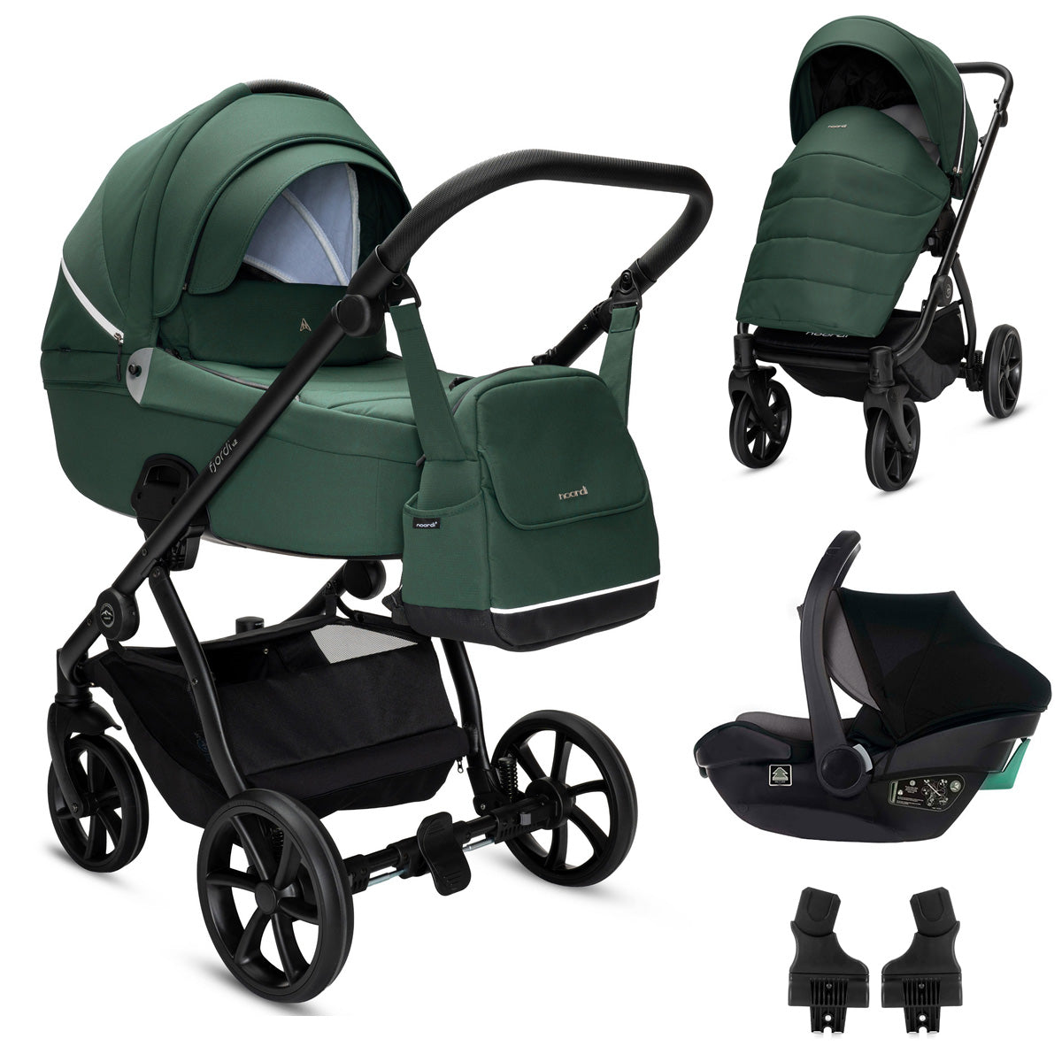 Noordi Fjordi V2 - 3in1 with Travel Carrier Car Seat