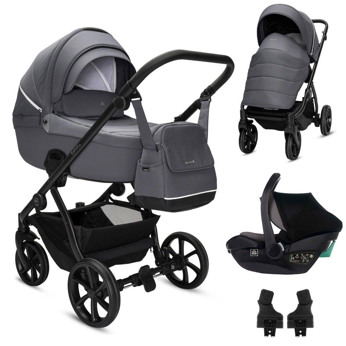 Noordi Fjordi V2 - 3in1 with Travel Carrier Car Seat