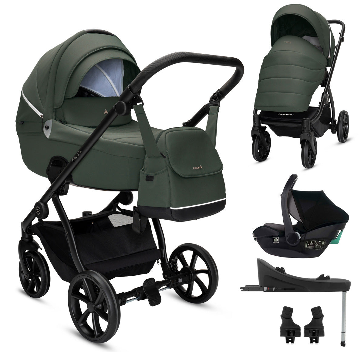 Noordi Fjordi V2 - 3in1 with Travel Carrier Car Seat
