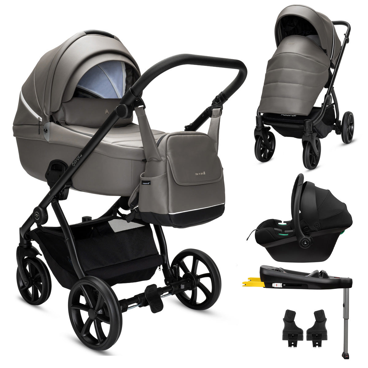 Noordi Fjordi V2 Leather - 3in1 with Terra Car Seat