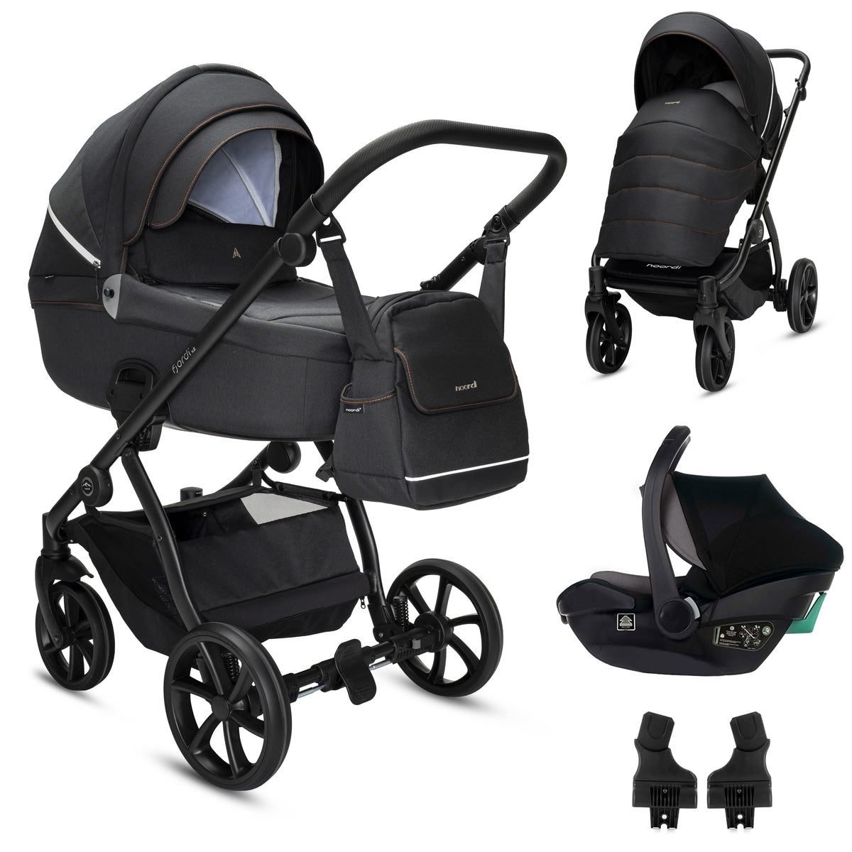 Noordi Fjordi V2 - 3in1 with Travel Carrier Car Seat