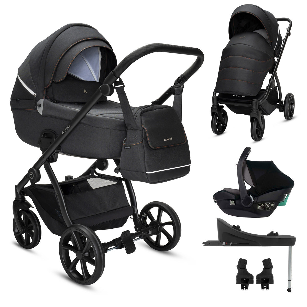 Noordi Fjordi V2 - 3in1 with Travel Carrier Car Seat