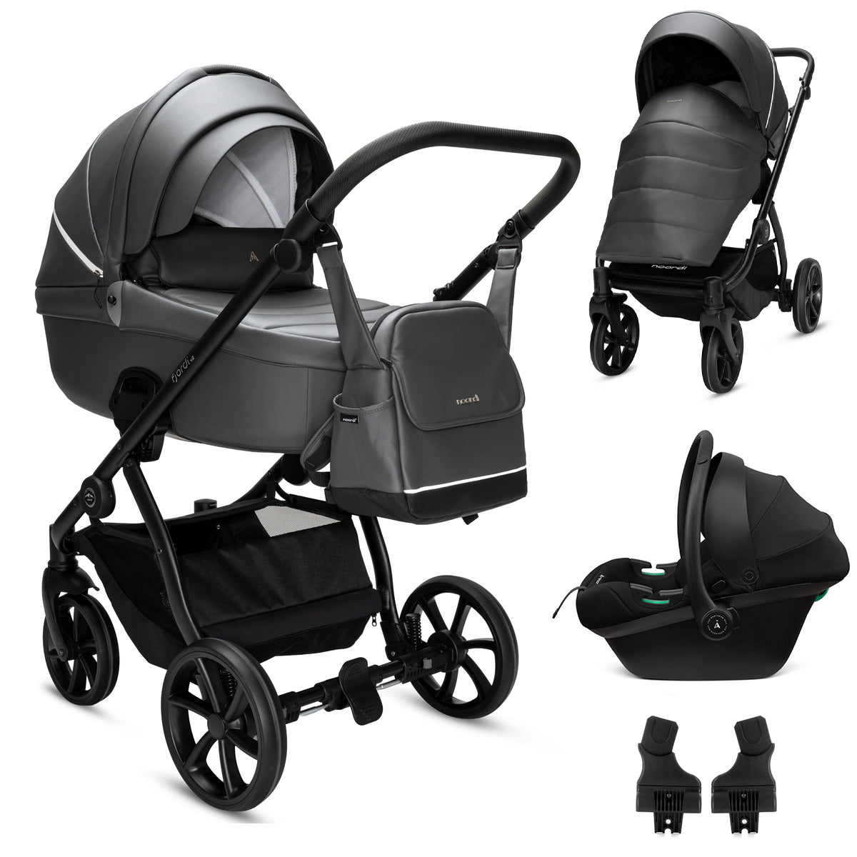 Noordi Fjordi V2 Leather - 3in1 with Terra Car Seat