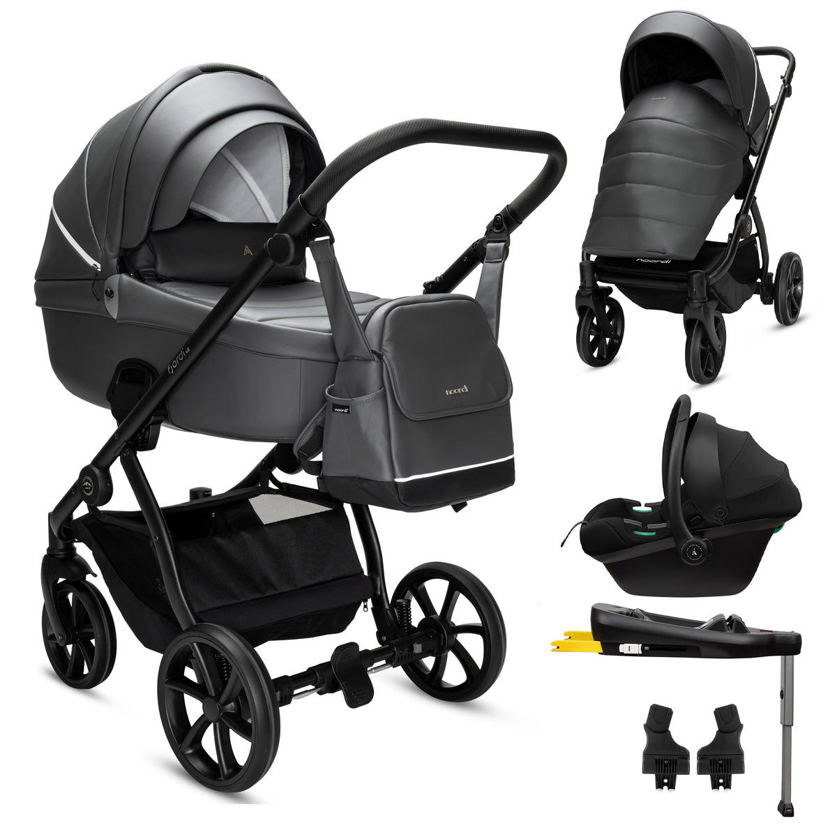 Noordi Fjordi V2 Leather - 3in1 with Terra Car Seat