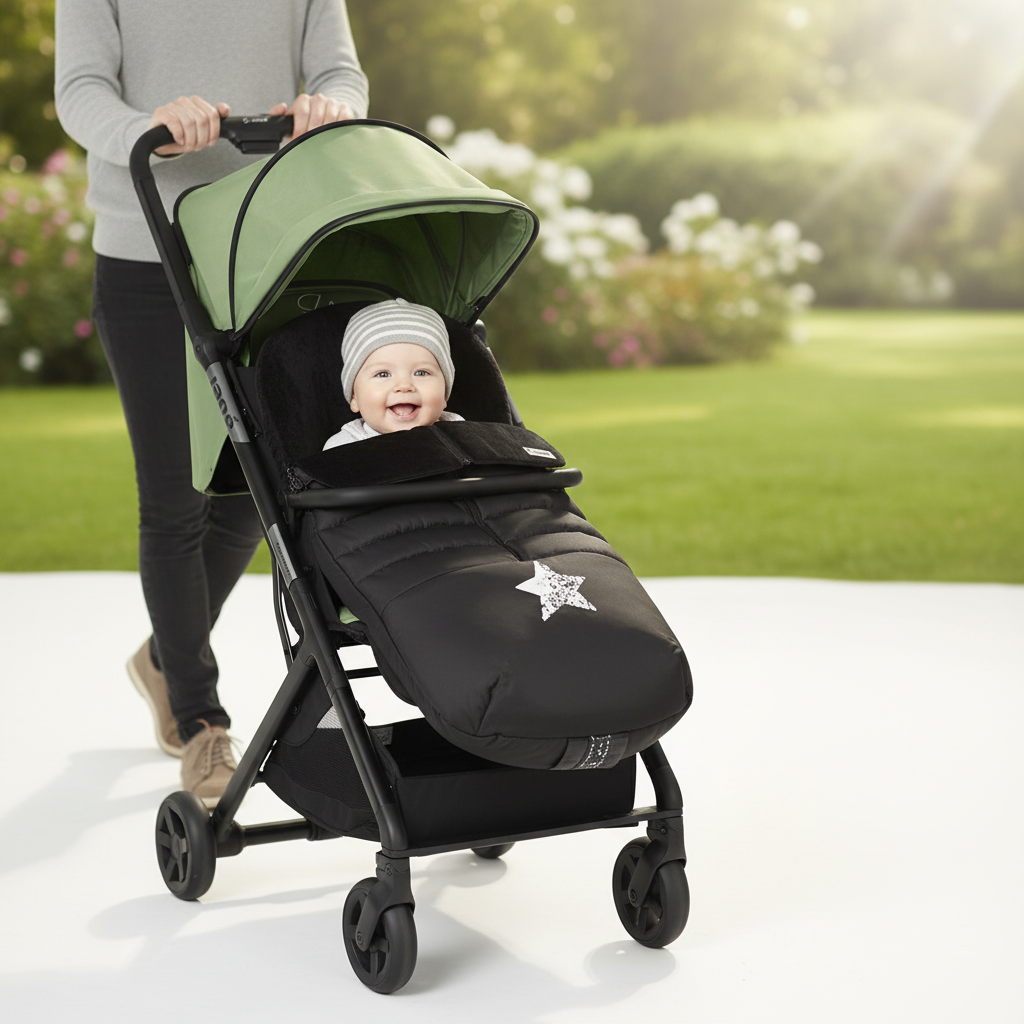 Jane Rocket Sport Luxe Pushchair with Raincover & Footmuff / Seat Liner