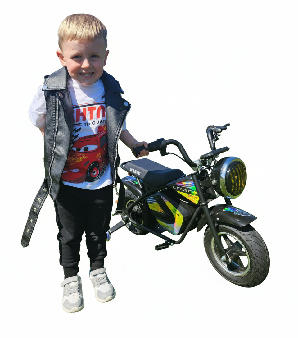 New 350w Kids Electric Bike – Ages 3 to 12+ ride on monkey bike