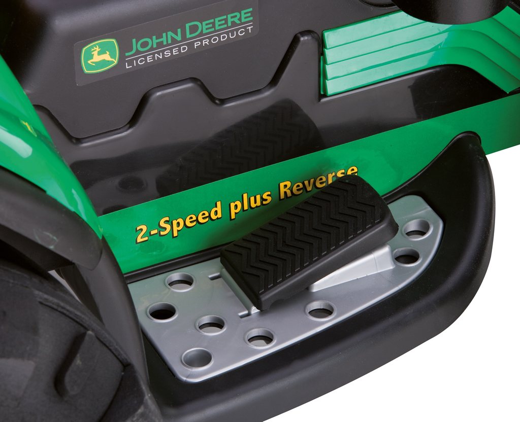 Peg Perego John Deere Ground Force 12V Tractor + Stake-side Trailer, 3+ years