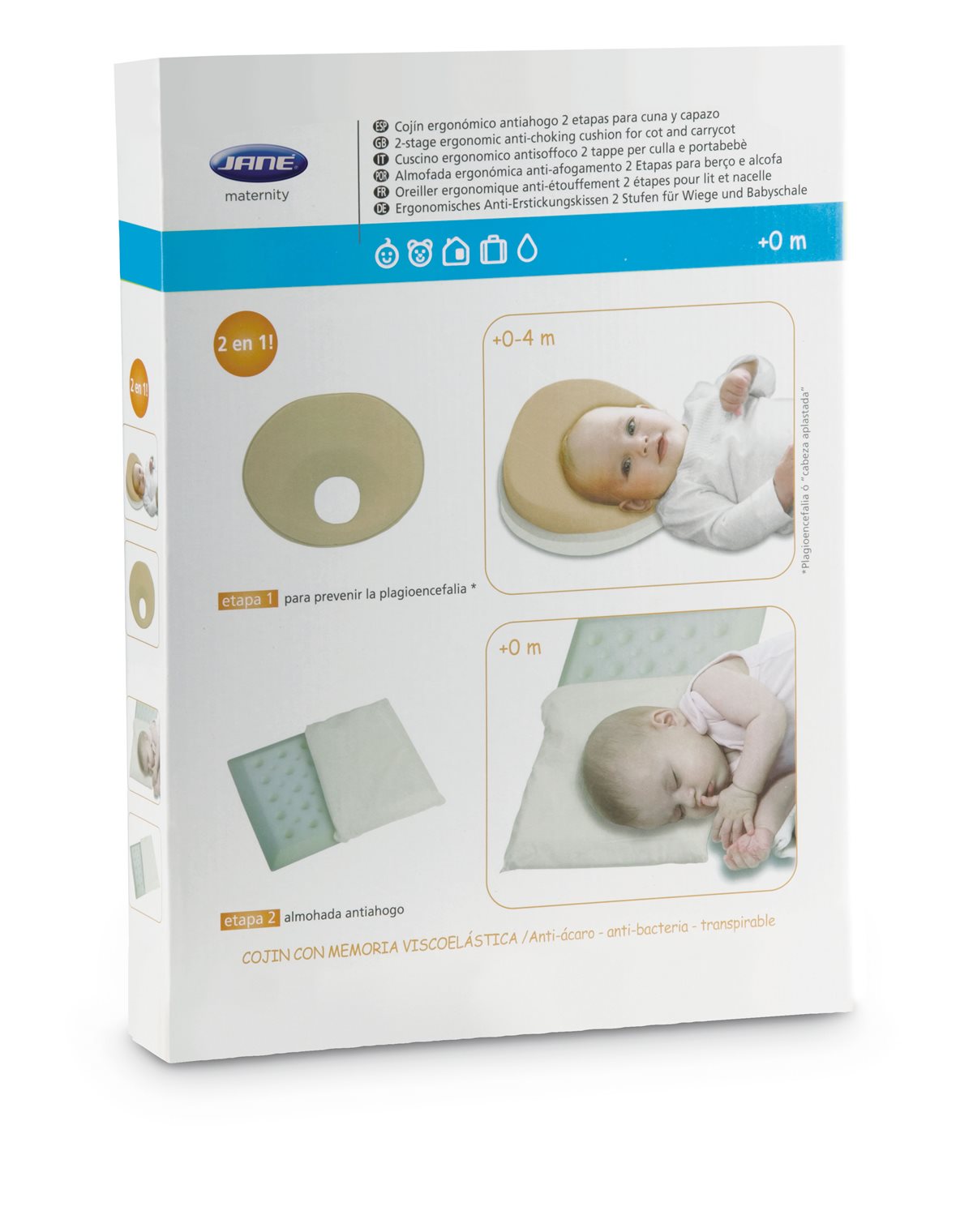 Jane 2 Stage Cushion to combat Plagiocephaly