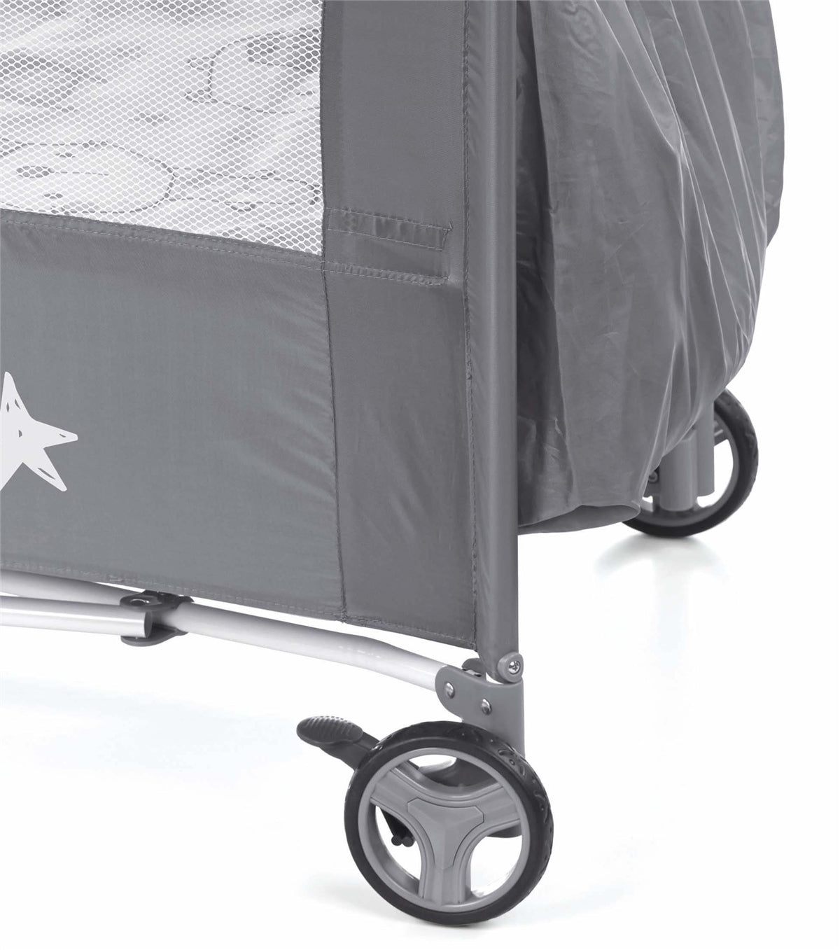 Jane Duo Level Travel Cot & Toys, Stars