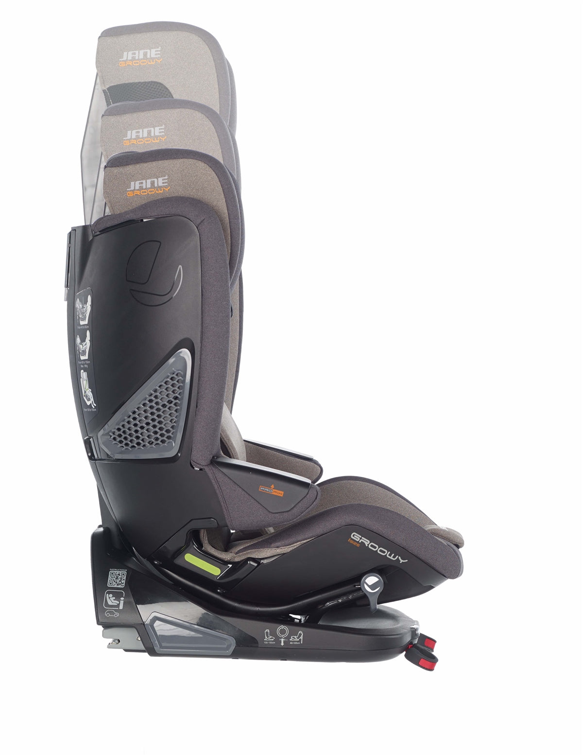 Jane Groowy i-Size Car Seat, 60-150cm, 9m-12 Years