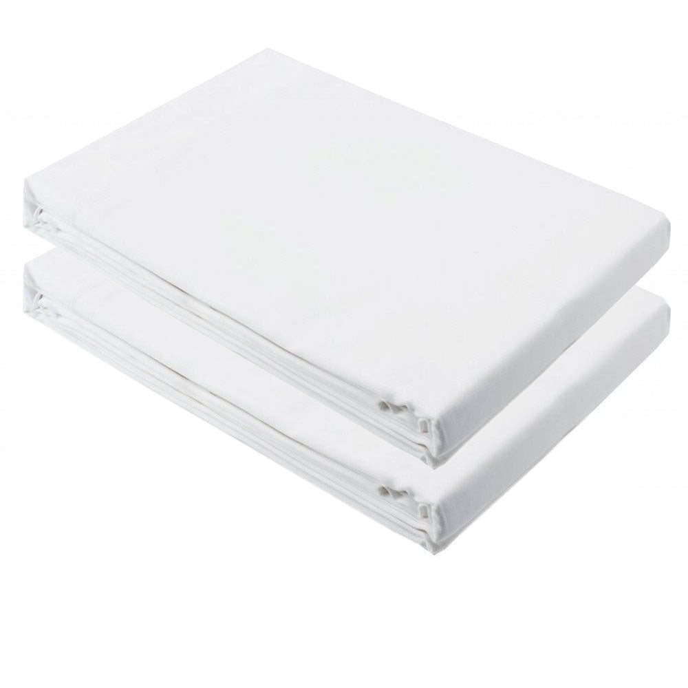 Jane Pack of 2 Fitted Sheets for Bedside Cribs