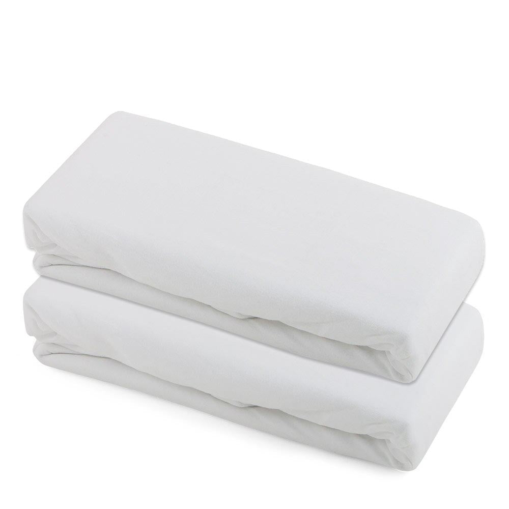 Johnston's Pack of 2 Fitted Sheets for Cots