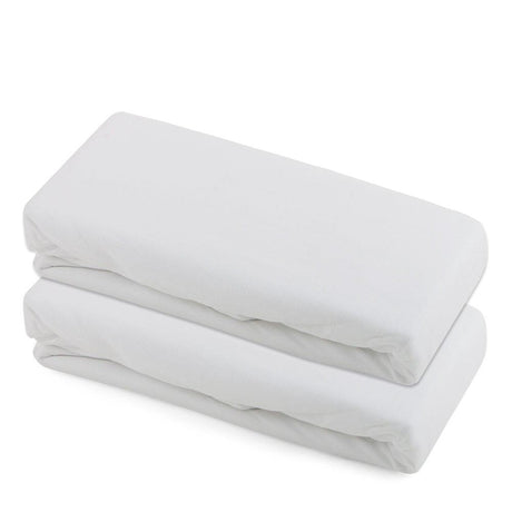 Johnston's Pack of 2 Fitted Sheets for Cot Beds