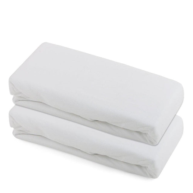 Johnston's Pack of 2 Fitted Sheets for Cot Beds