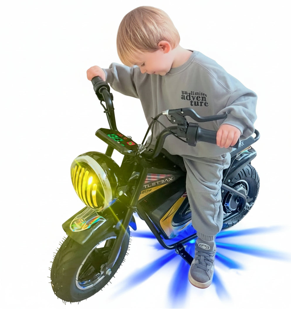 Littletrax 350W Kids Electric Bike – Ages 3 to 12+ ride on motorbike! - 1 DAY SALE PRICE - DELIVERED BEFORE CHRISTMAS
