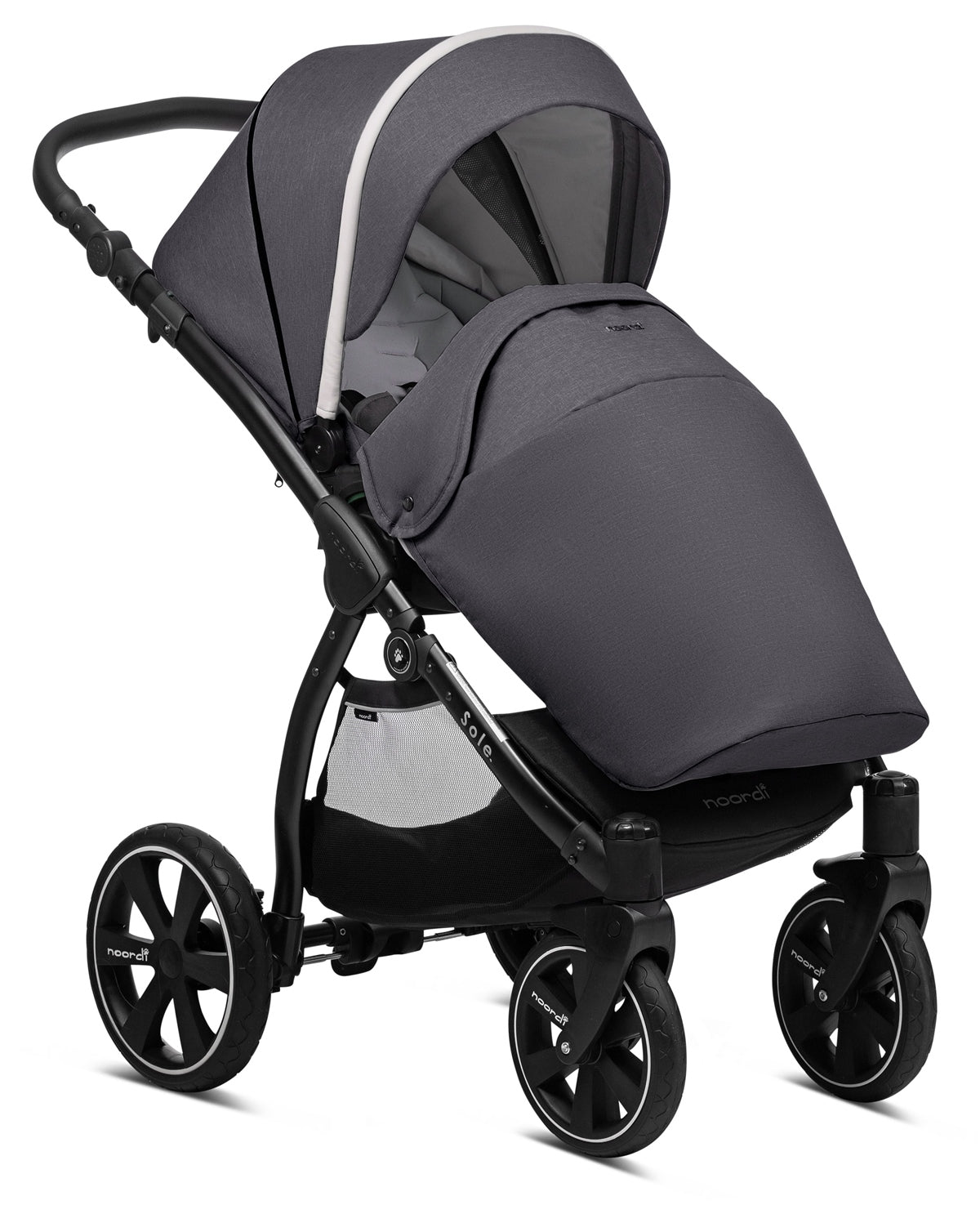 Noordi Sole Go Nursery & Travel System Bundle, Antracite