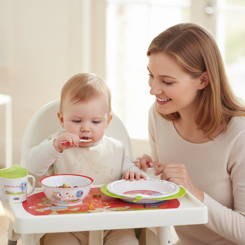 Jane Crockery Set with Thermal Dish, Les Pommes