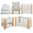 Cocoon Evoluer Nursery Room Set, White / Natural
