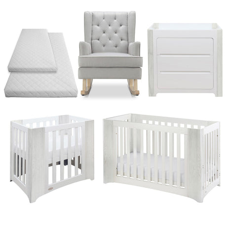Cocoon Evoluer Nursery Room Set, White / Grey