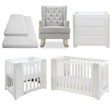 Cocoon Evoluer Nursery Room Set, White / Grey