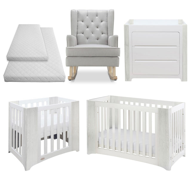 Cocoon Evoluer Nursery Room Set, White / Grey