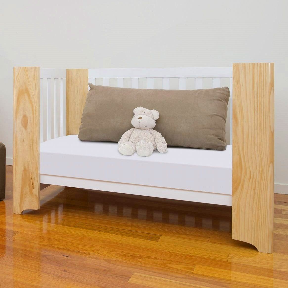 Cocoon Evoluer 4 in 1 Nursery Furniture System, White/Natural