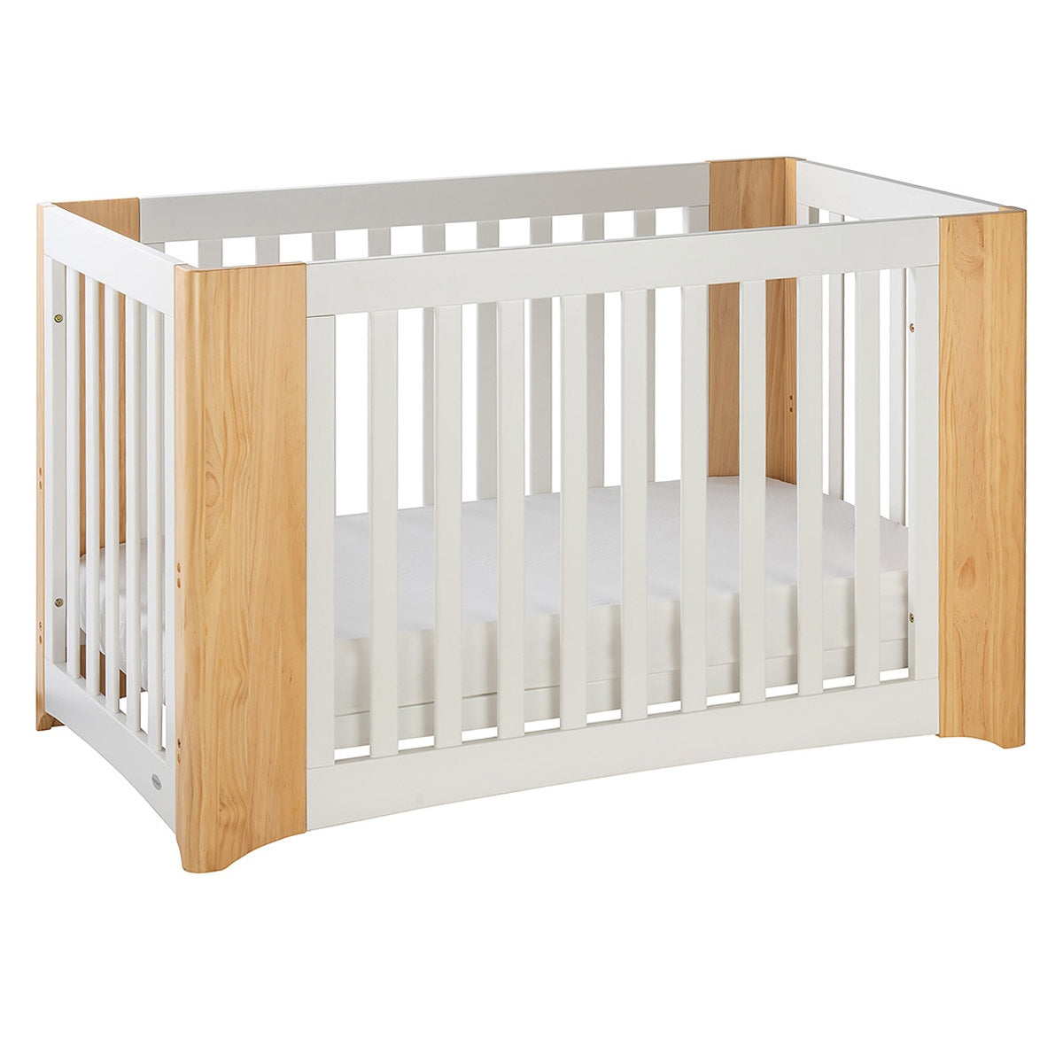 Cocoon Evoluer 4 in 1 Nursery Furniture System, White/Natural