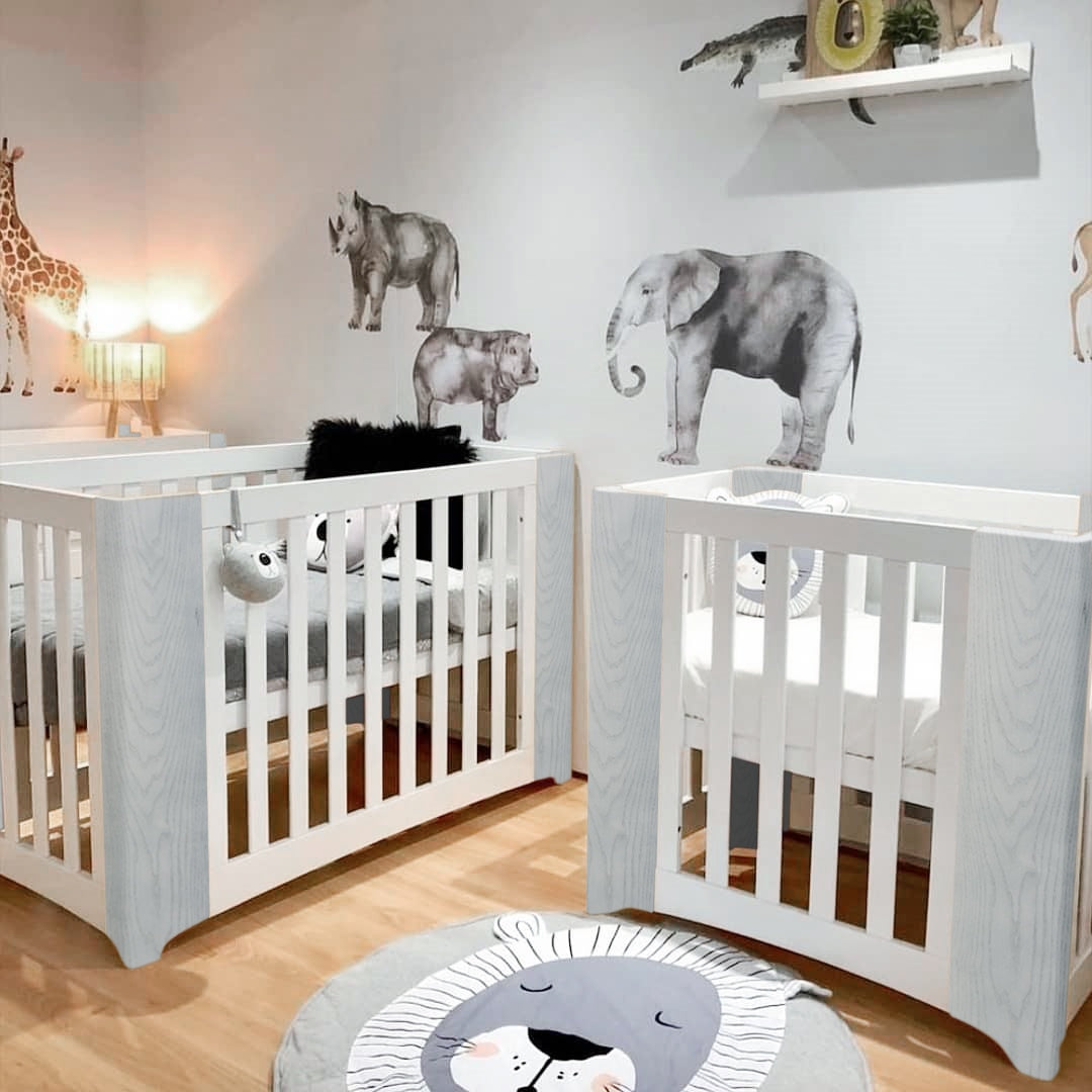 Cocoon Evoluer 4 in 1 Nursery Furniture System, White/Grey