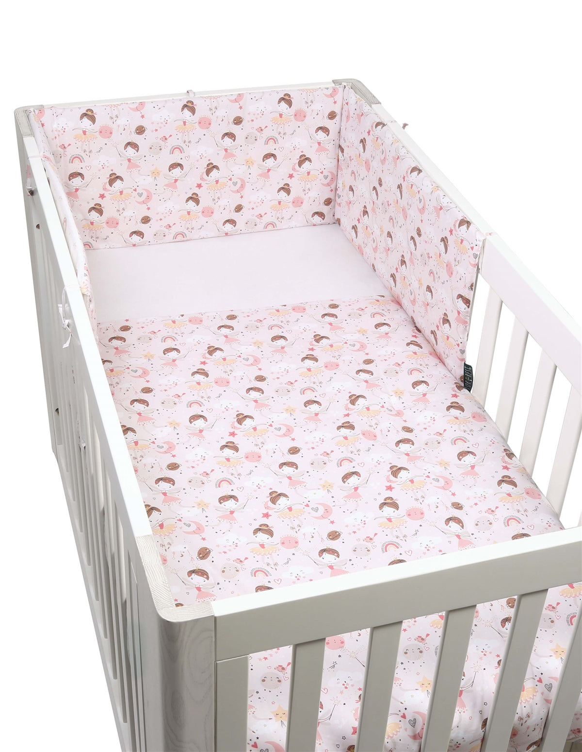 Forrest 3 Piece Reversible Baby Bedding Set, Fairy