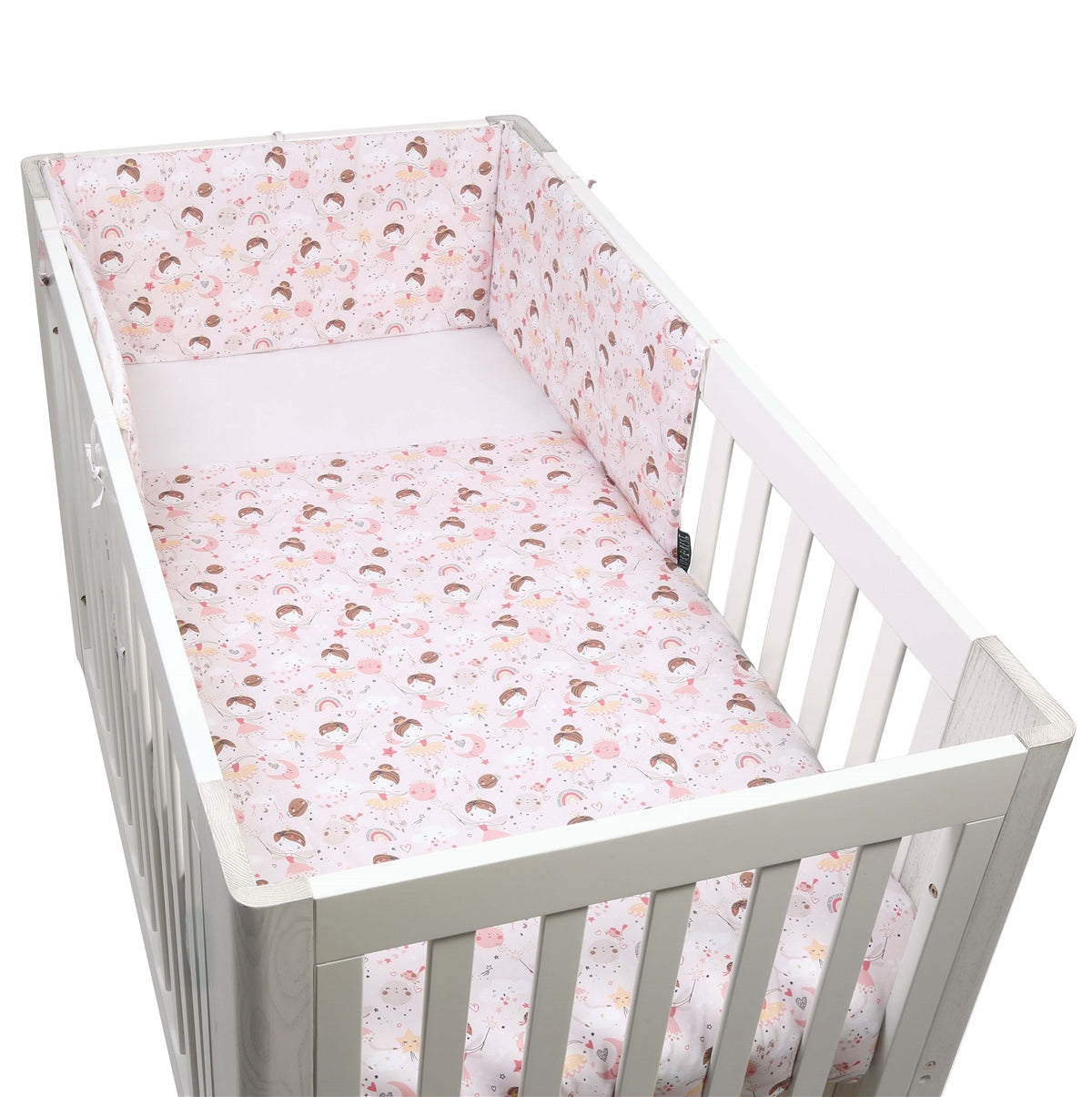 Forrest 3 Piece Reversible Baby Bedding Set, Fairy