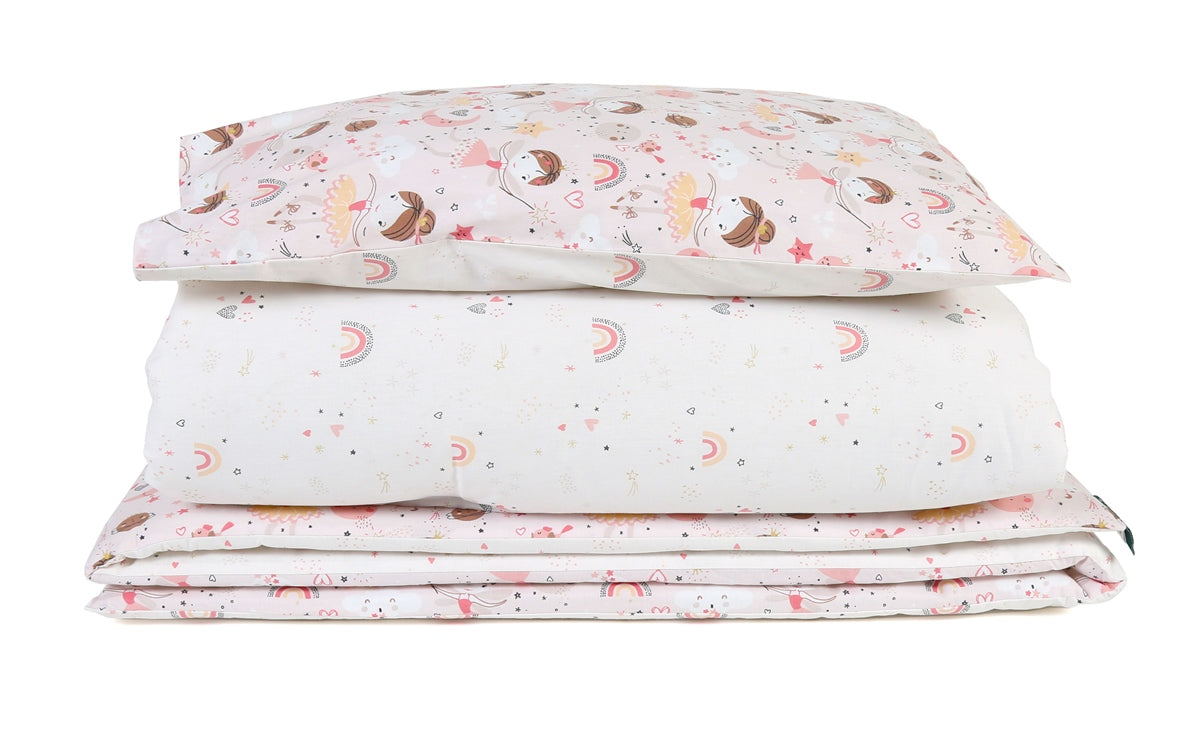 Forrest 3 Piece Reversible Baby Bedding Set, Fairy