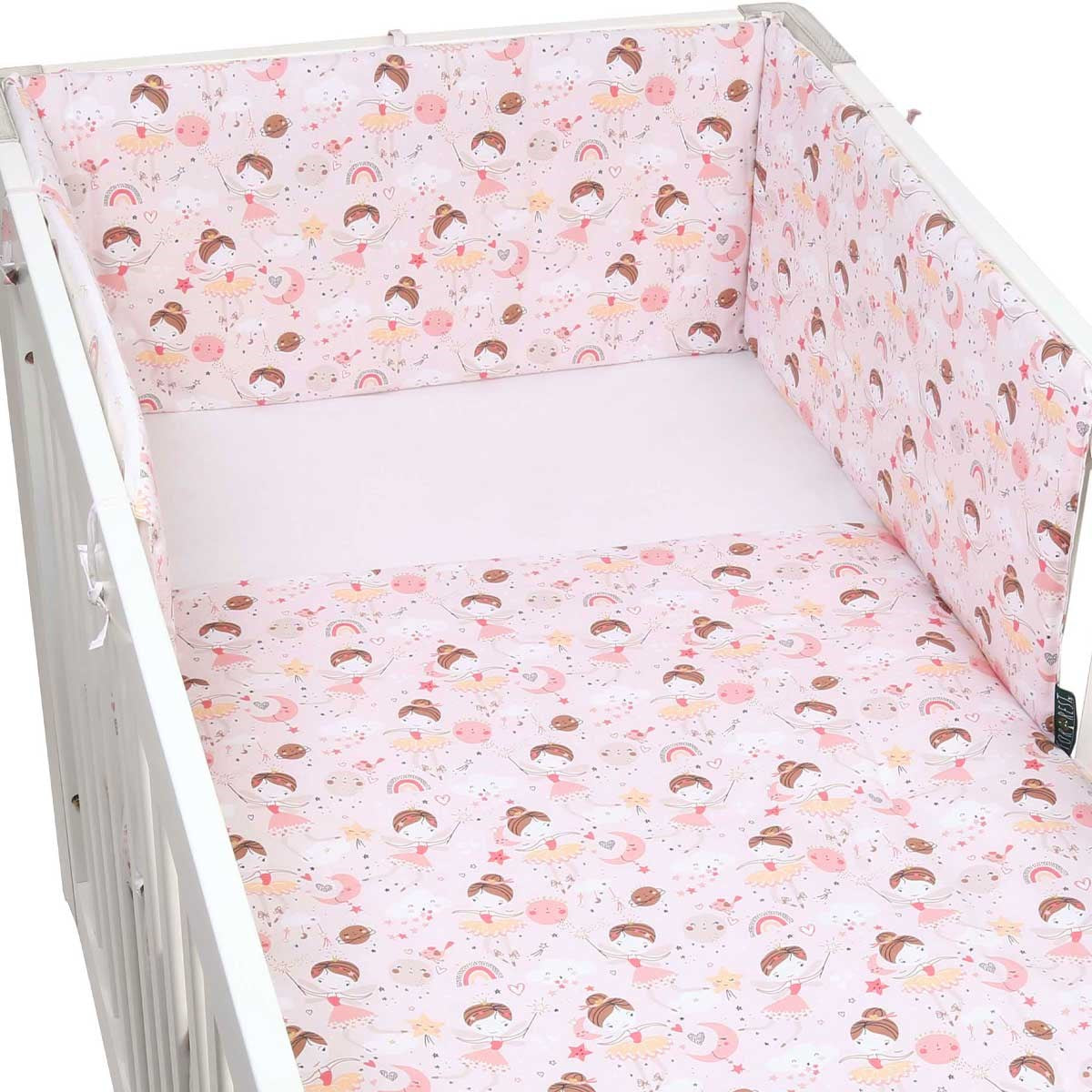 Forrest 3 Piece Reversible Baby Bedding Set, Fairy