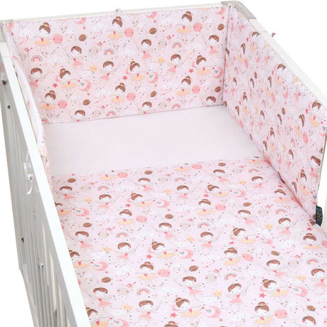Forrest 3 Piece Reversible Baby Bedding Set, Fairy