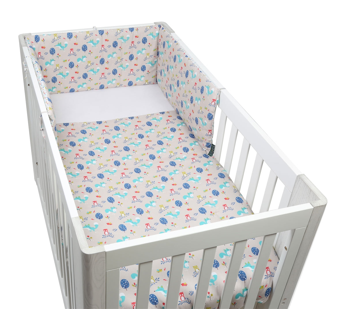 Forrest 3 Piece Reversible Baby Bedding Set, Woody