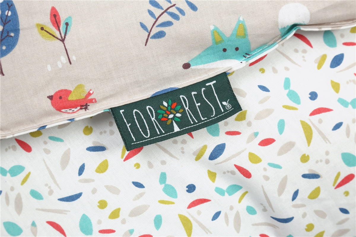 Forrest 3 Piece Reversible Baby Bedding Set, Woody