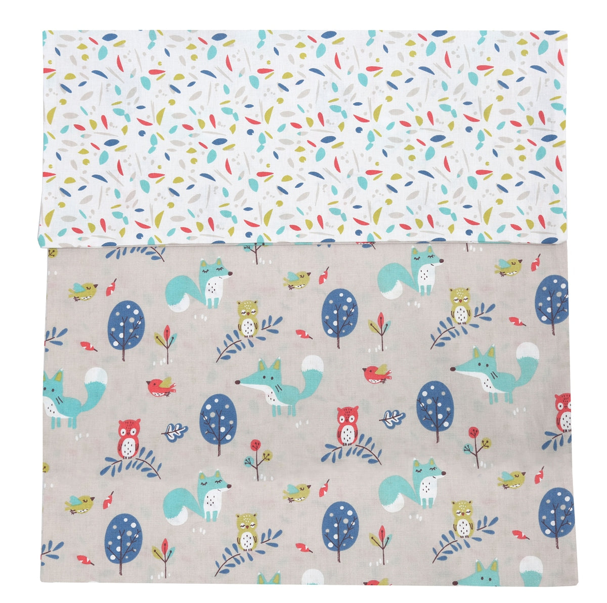 Forrest 3 Piece Reversible Baby Bedding Set, Woody