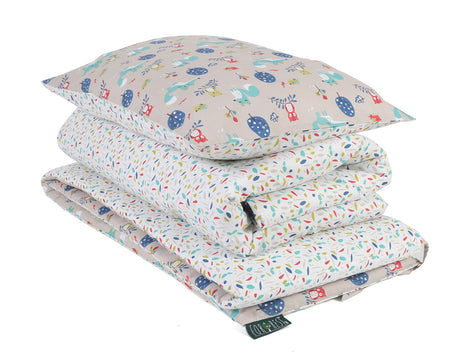 Forrest 3 Piece Reversible Baby Bedding Set, Woody