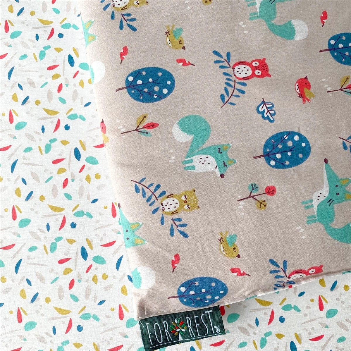 Forrest 3 Piece Reversible Baby Bedding Set, Woody