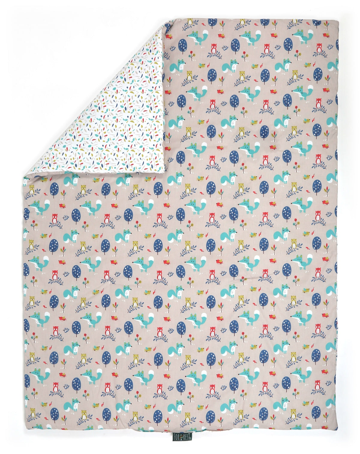 Forrest 3 Piece Reversible Baby Bedding Set, Woody