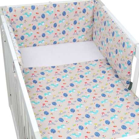 Forrest 3 Piece Reversible Baby Bedding Set, Woody