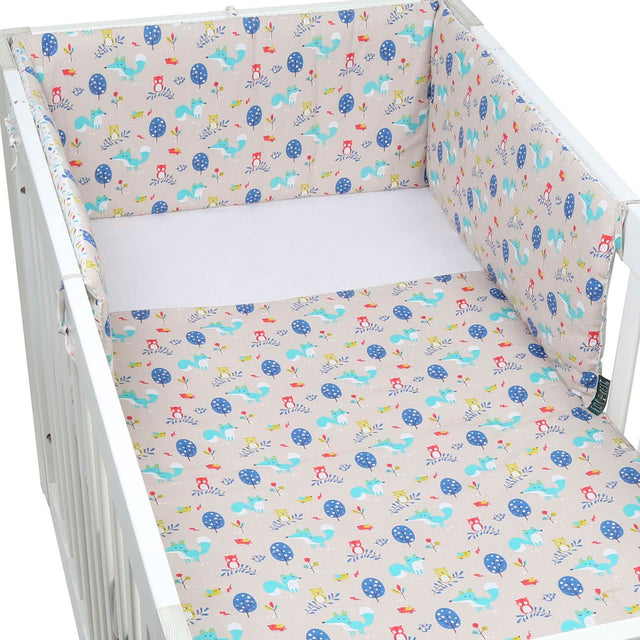 Forrest 3 Piece Reversible Baby Bedding Set, Woody
