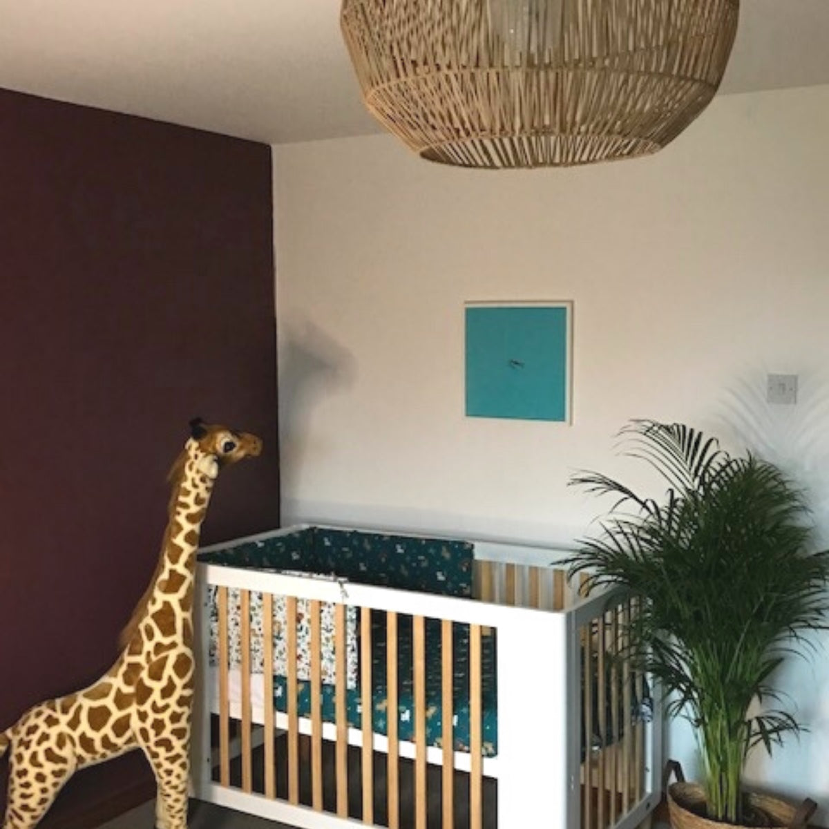 Forrest 3 Piece Reversible Baby Bedding Set, Jungle