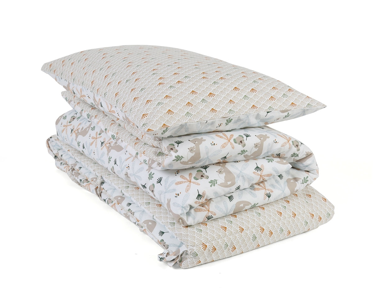 Forrest 3 Piece Reversible Baby Bedding Set, Koalaroo