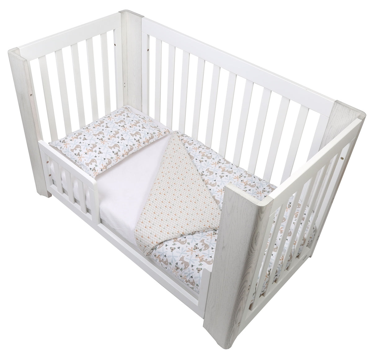 Forrest 3 Piece Reversible Baby Bedding Set, Koalaroo