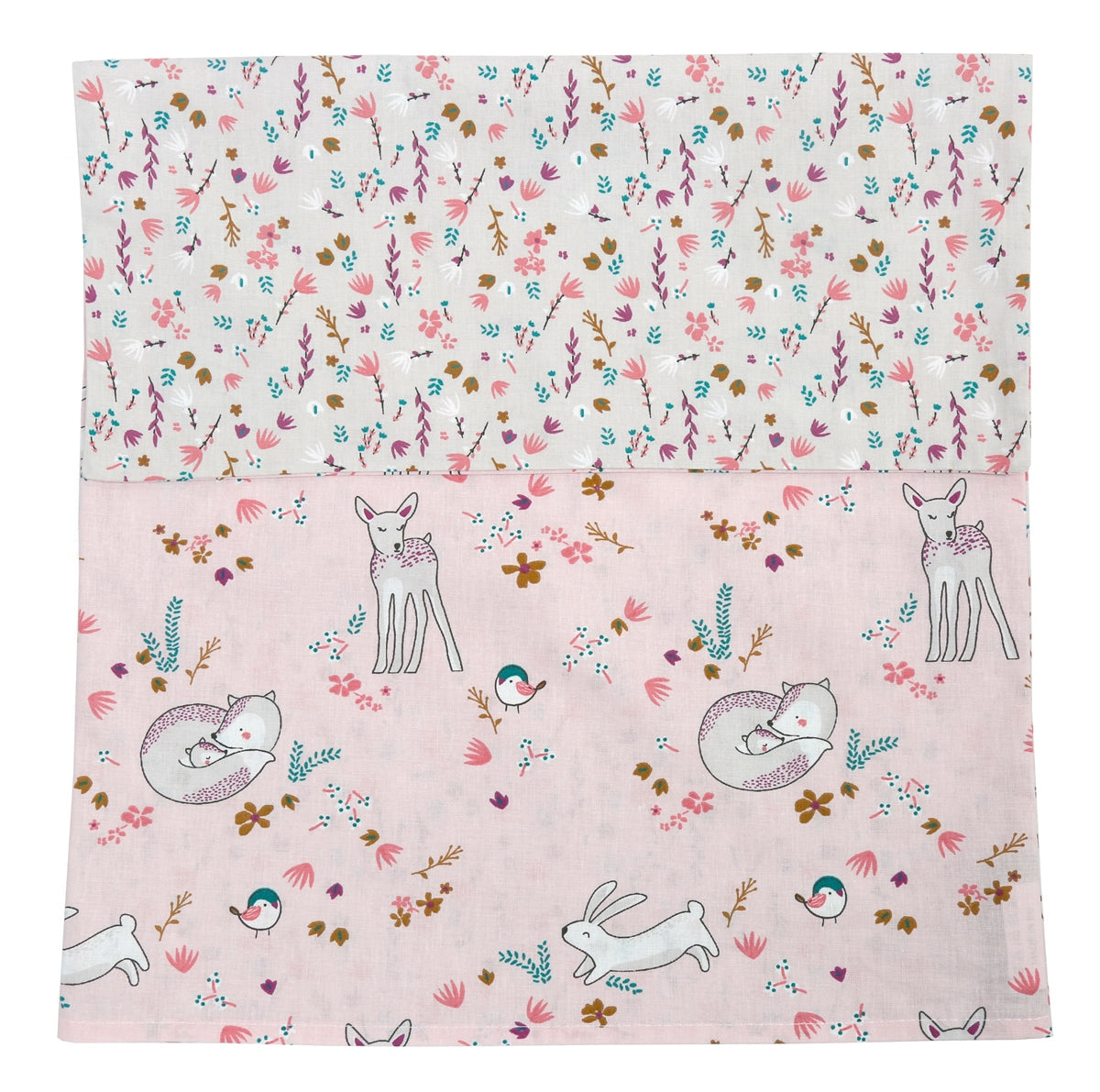 Forrest 3 Piece Reversible Baby Bedding Set, Meadowland