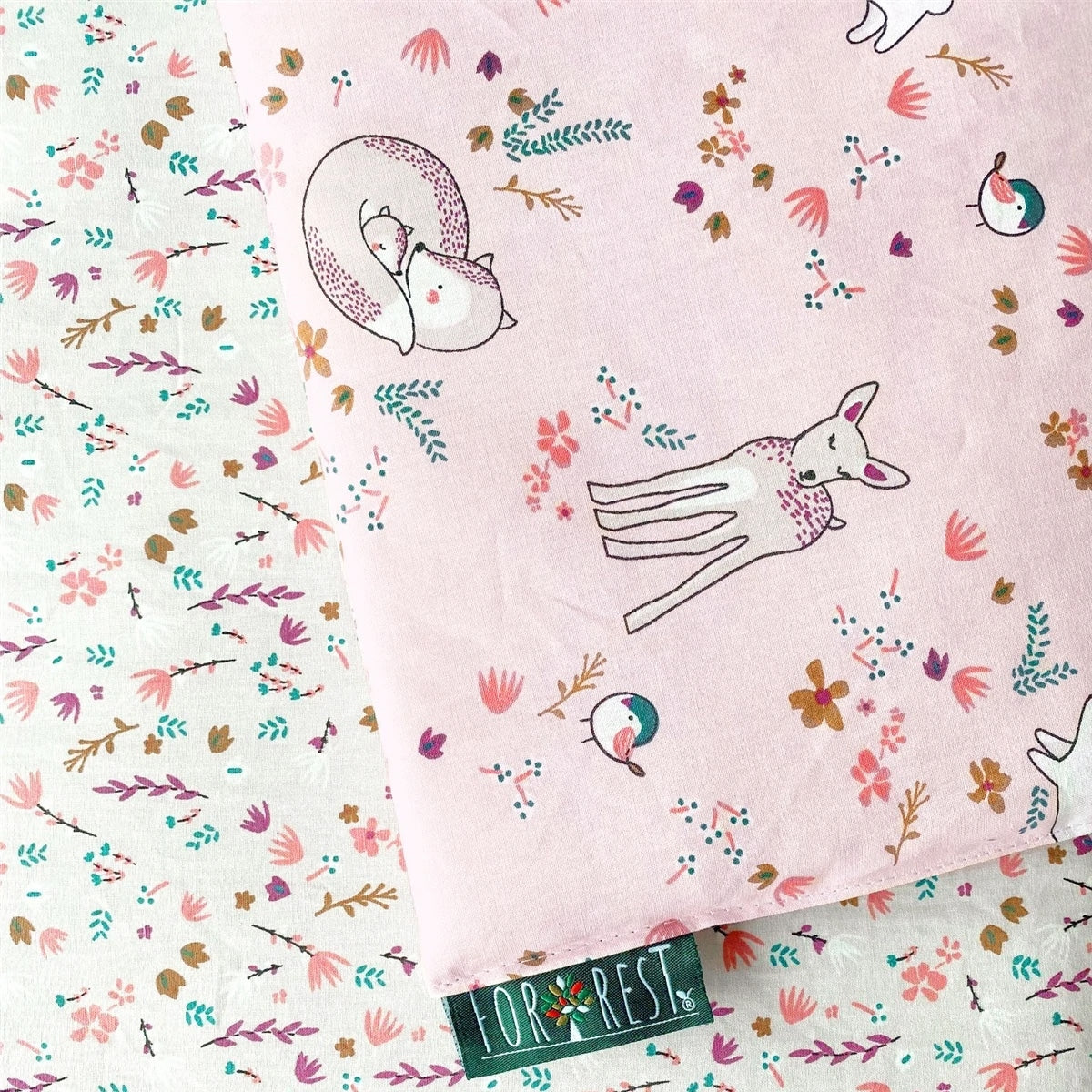 Forrest 3 Piece Reversible Baby Bedding Set, Meadowland